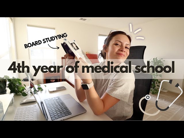 a REALISTIC week as a 4th year medical student (whilst boards studying) | Rachel Southard