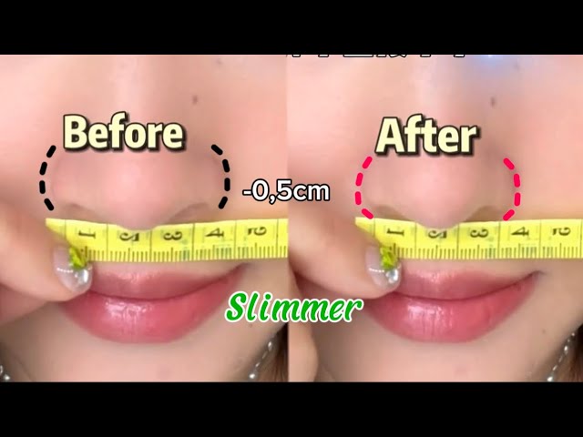 5 Min to Naturally Slim Nose Shape | Exercise to Slimmer Nose at Home | No Equipment #2024
