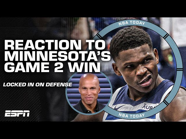 The Timberwolves defense LOCKED IN vs. the Nuggets in Game 2 - Richard Jefferson | NBA Today