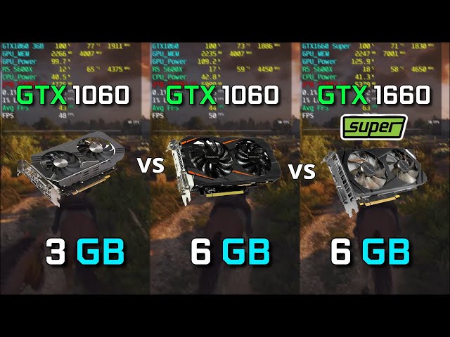 GTX1060 3GB vs GTX1060 6GB vs GTX1660 Super 게임 성능 비교! (롤, 오버워치, 배그) with 라이젠 5600X