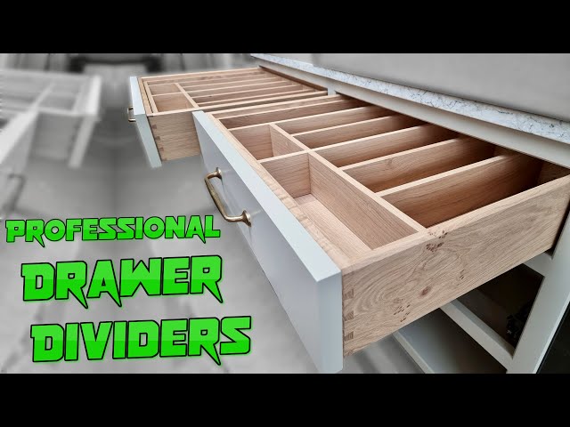 Making Oak Drawer Dividers - Dovetails and Halving Joints