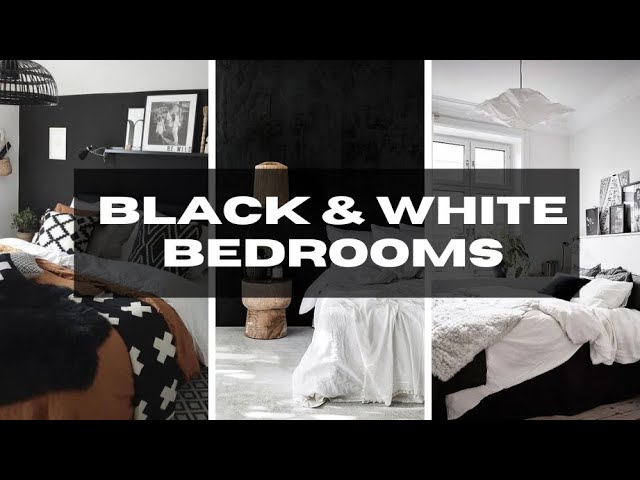 Classic Black & White Bedrooms | And Then There Was Style