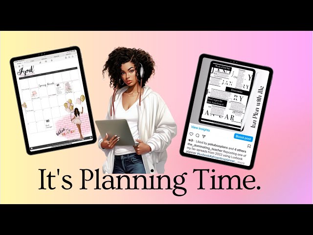Digital Planning | April 2024 Digital Plan With Me | Goodnotes6
