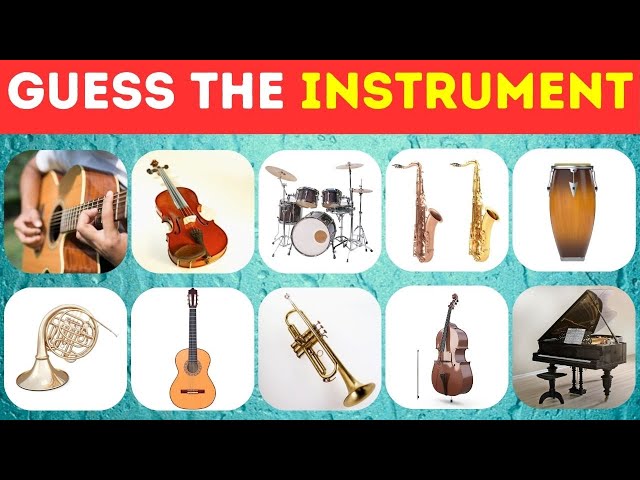 🎵🎹 30 Musical Instruments Challenge: Can You Guess Them All? | The Quiz Ocean 🎷🎻