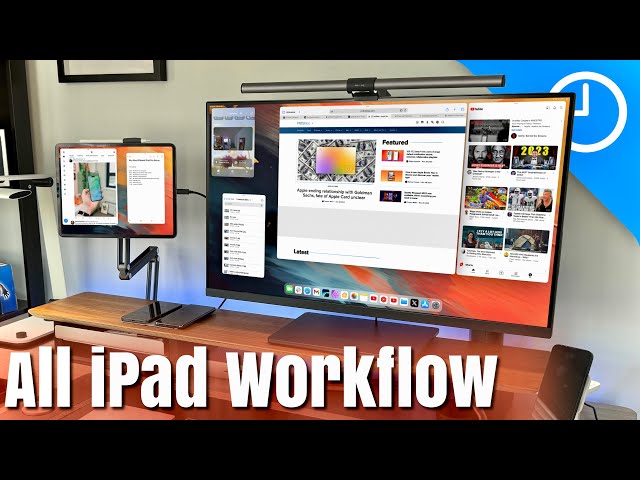iPad Pro! My Only Computer | Full iPadOS 17 Workflow!