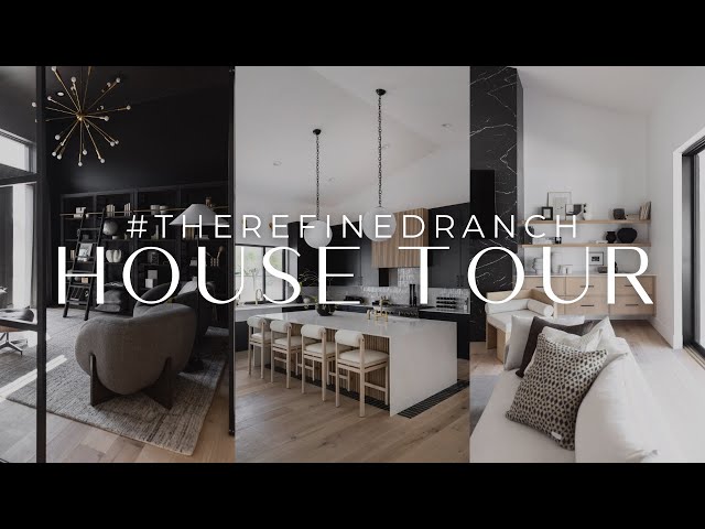 House Tour of a High Contrast + Modern Renovation | THELIFESTYLEDCO #TheRefinedRanch