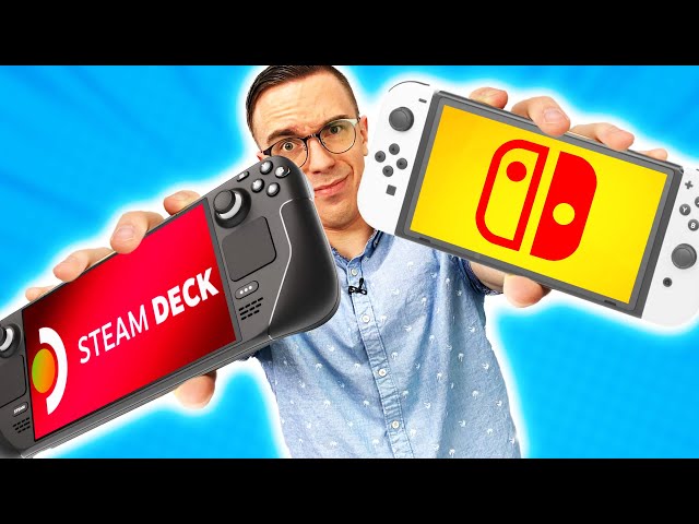 Steam Deck vs Nintendo Switch OLED!