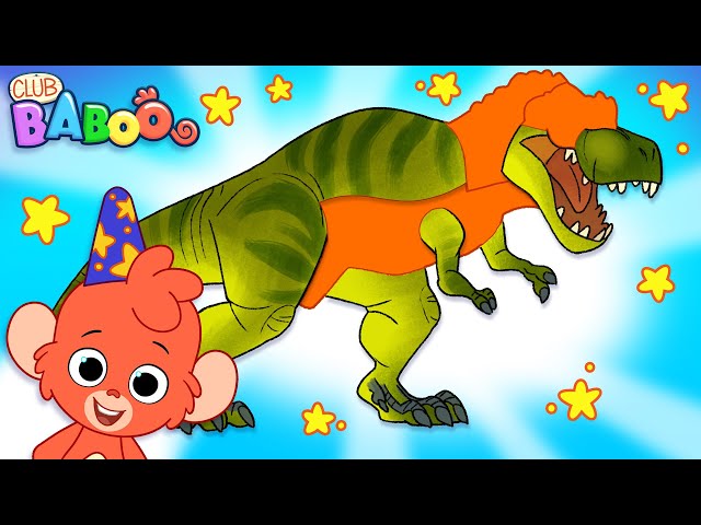 Learn Dinosaur names | Mystery Dinosaurs | T-Rex |  jurassic cartoon videos for kids
