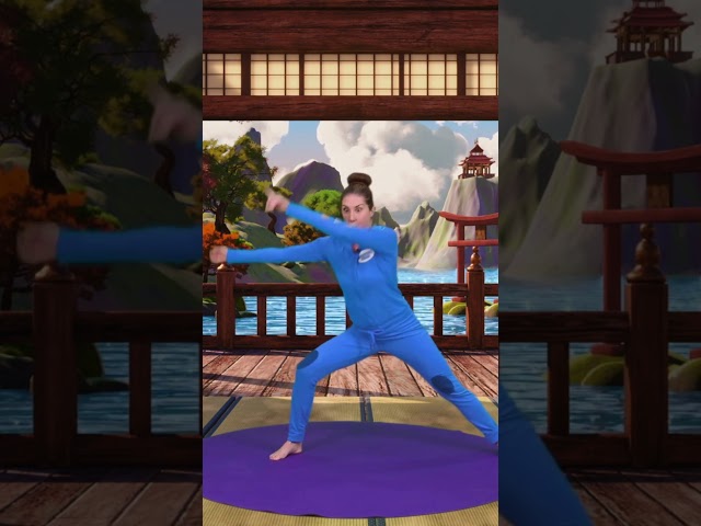 Ninja Kids Yoga Flow! 🥷⭐ #shorts