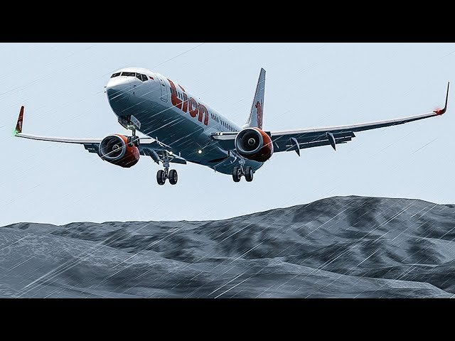 Boeing 737 Lands in the Water Before Touchdown | Blind Landing | Lion Air Flight 904