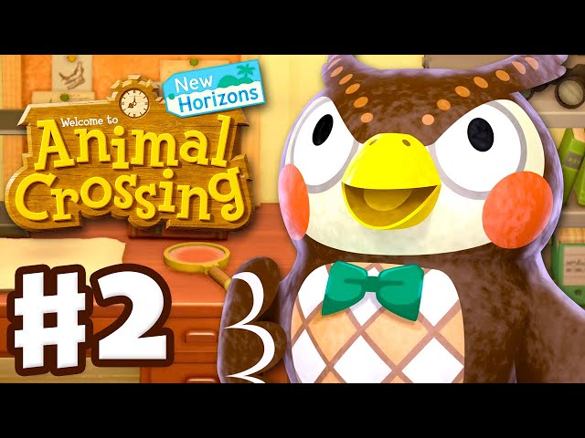 Blathers Arrives! 15 Donations! - Animal Crossing: New Horizons - Gameplay Walkthrough Part 2