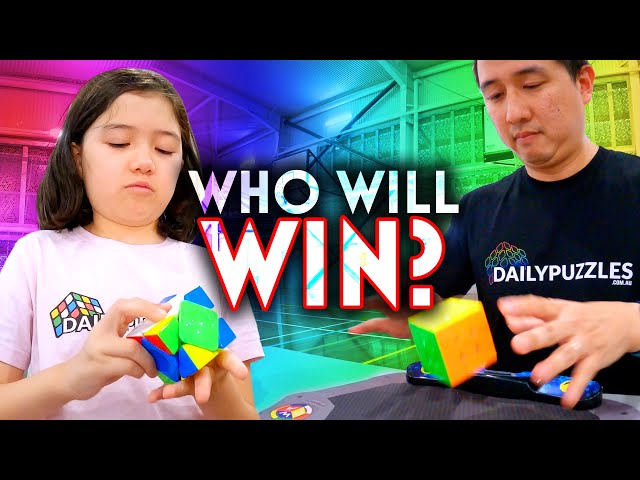 Can I Beat My Daughter In A Rubik’s Cube Competition? 🏅 Townsville Comp Vlog 2021