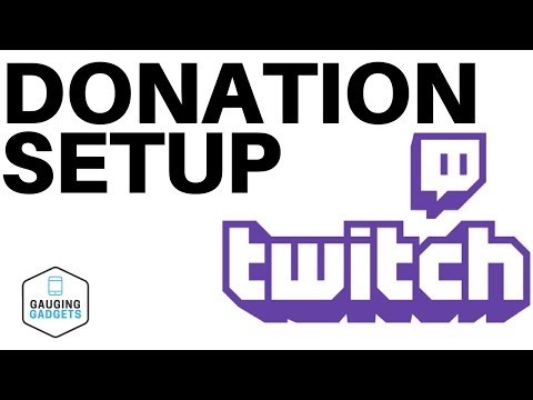 How To Setup Twitch Donations - Twitch Tutorial