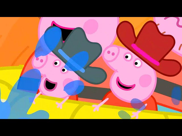 Peppa Pig in America - a Canyon Tour| Peppa Pig Official Family Kids Cartoon