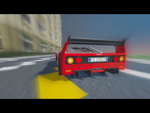 '87 Ferrari F40 [Remastered] in Minecraft PE