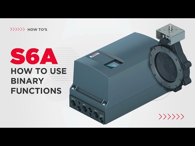 How To Use Binary Functions in Series 6A | Bray Positioners