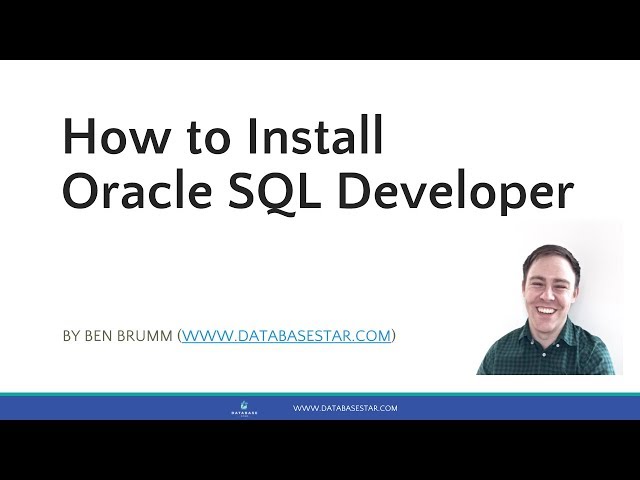 How to Install Oracle SQL Developer