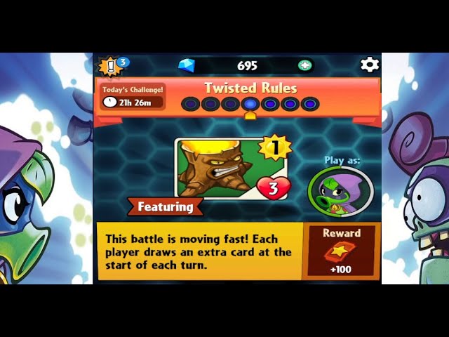 Twisted Rules | Daily Challenge Day 4 | 20 August 2022 | Pvz Heroes