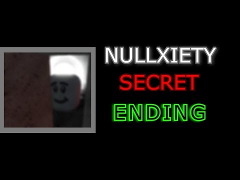ROBLOX NULLXIETY 'THE ONE' ENDING (Walkthrough)