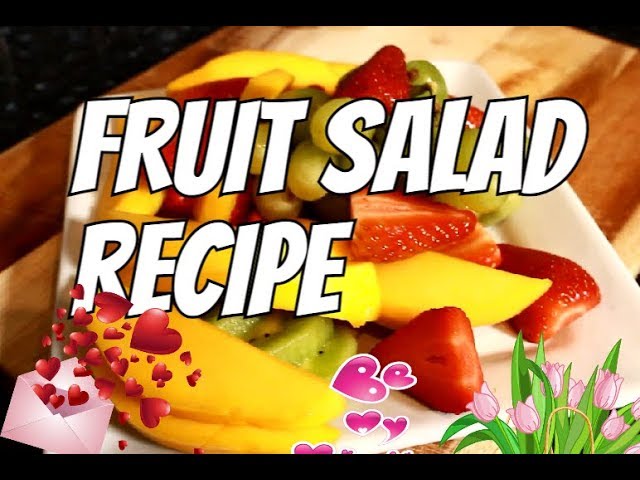 Valentin's Day -The Perfect Fresh Fruit Salad For Valentin's Day | Chef Ricardo Cooking