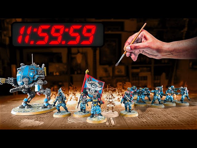 Can You Build & Paint a Warhammer army in 12 hours?!