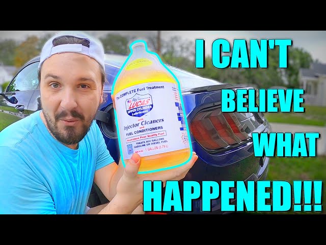 The UNTHINKABLE Happened after using a Gallon of Lucas Fuel Treatment!