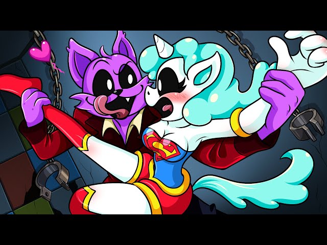 SuperHero CraftyCorn Vs VILLAIN CATNAP, BUT THEY'RE FALL IN LOVE?! | Poppy Playtime Animation