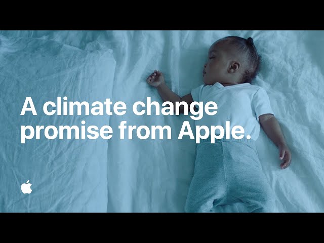 A climate change promise from Apple