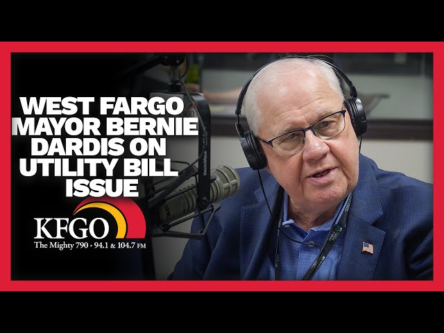 West Fargo Mayor Bernie Dardis on Utility Bill Issues that Cost 1.25 Million To Taxpayers | KFGO
