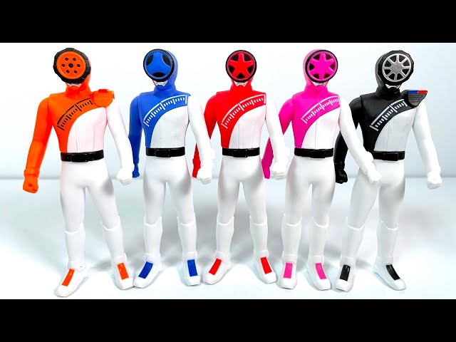 Boonboomger Soft Vinyl Hero "unboxing" Power Rangers Figure Japanese candy toys