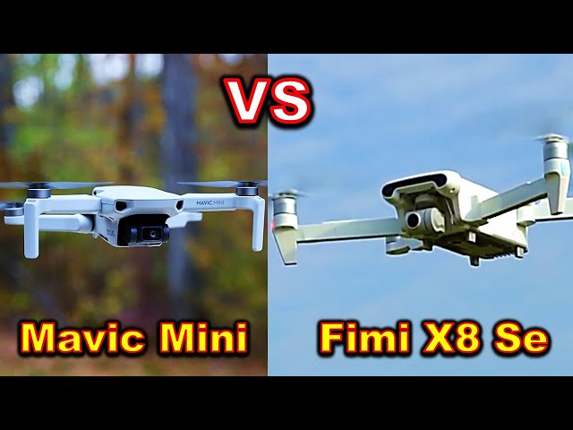 Mavic Mini VS Fimi X8 SE - STRONG WIND FLIGHT