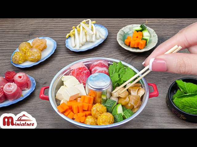 Super Easy Chinese Hot Pot Recipe At Home | ASMR Cooking Mini Food