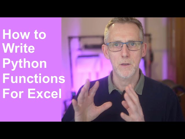 Write Your Own XLWings Python Functions For Excel - Tutorial