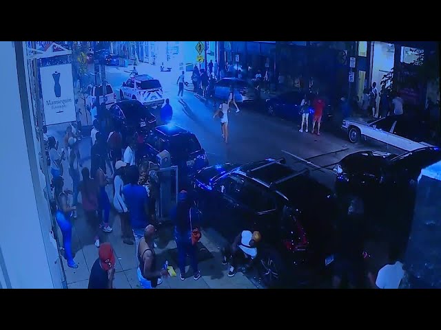 Surveillance video of Over-the-Rhine mass shooting