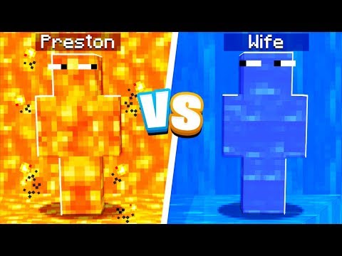 LAVA vs WATER Camo Prank in Minecraft Hide & Seek!