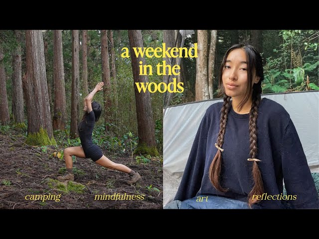 Camp With Me In The Woods | a taste of a simple life  *Healing & Wholesome