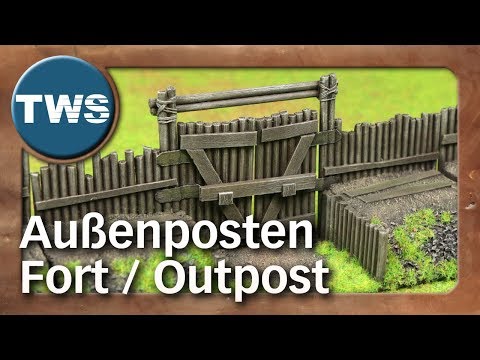 Tutorial: Fort / Außenposten / outpost (Tabletop-Gelände, TWS)