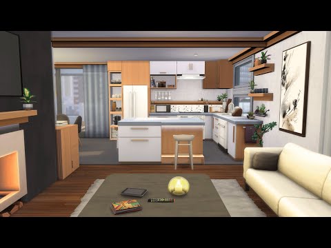 ZenView 702 Apartment  🌆 Sims 4 Speed Build Stop Motion (NO CC)