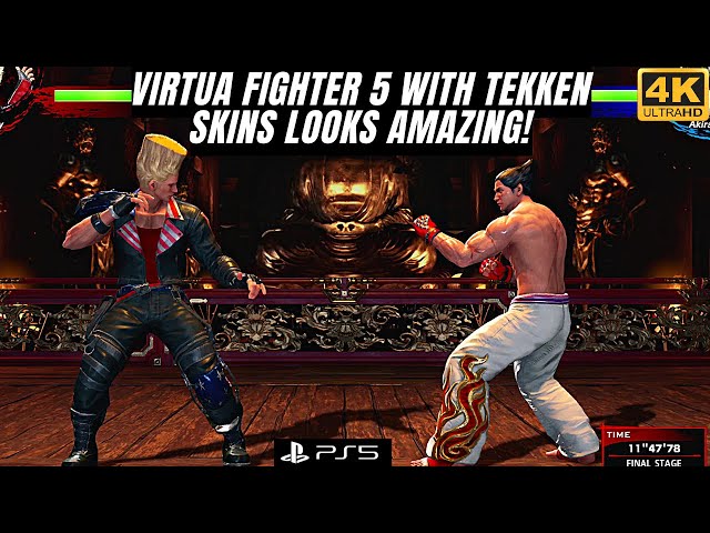 Have you seen VIRTUA FIGHTER 5 with TEKKEN 7 DLC on PS5? | AMAZING