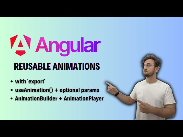 Angular Reusable Animations