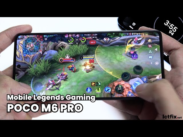 Poco M6 Pro Mobile Legends Gaming test | Helio G99 Ultra, 120Hz Display