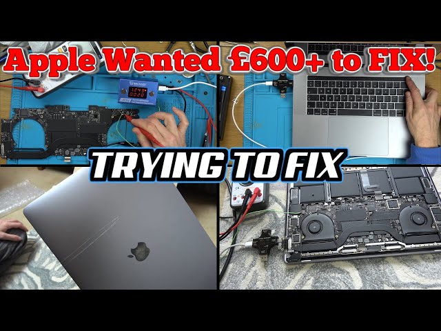 Apple Wanted £600+ to Fix this 2018 MacBook Pro - Can I FIX it?