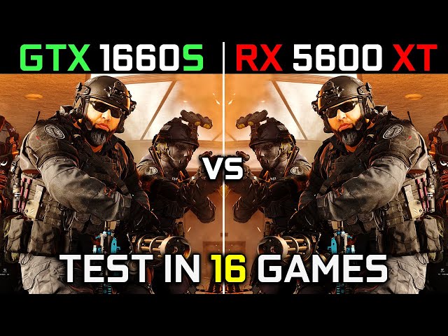 GTX 1660 Super vs RX 5600 XT | Test in 16 Games at 1080p | Which One is Better? 🤔 | 2023