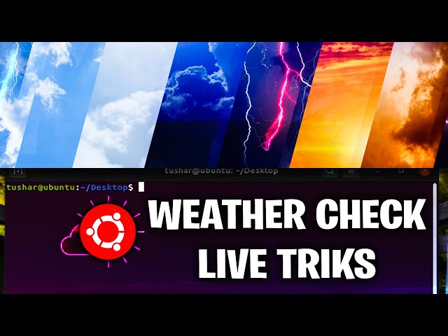 How to check weather from terminal on Ubuntu Linux (2020)in Hindi