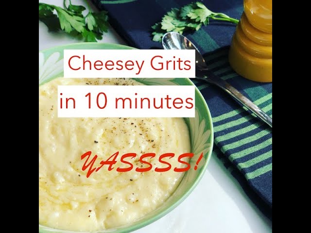 Pressure Cooker Grits (CHEESEY. CREAMY IN 10 Minutes)