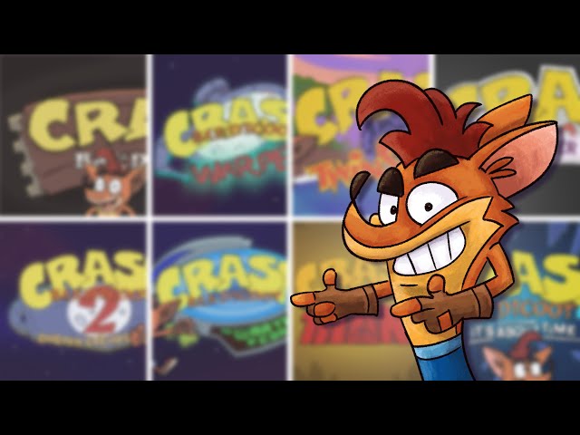 Crash Bandicoot Ultimate collection ANIMATED in 16 MINUTES