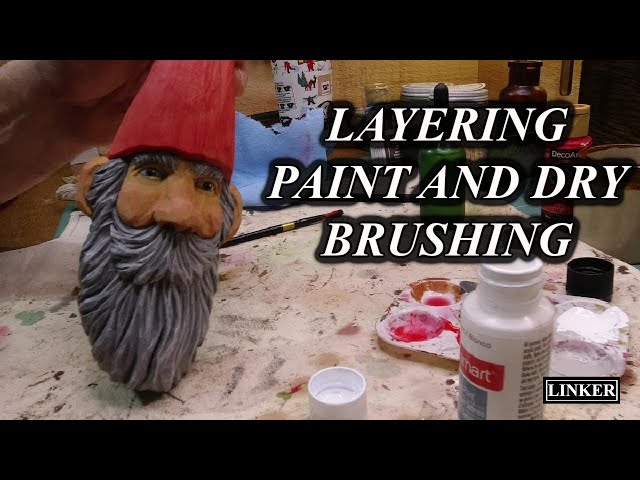 How to Layer Paint and Dry Brush Your Woodcarvings