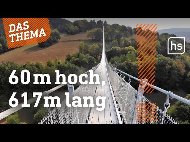 Adrenalinkick garantiert: Neue Hängebrücke für Rotenburg | hessenschau DAS THEMA