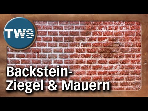 Tutorial: Backstein-Mauern basteln & bemalen / brickwork (Tabletop, Gelände, Ziegel, Diorama, TWS)