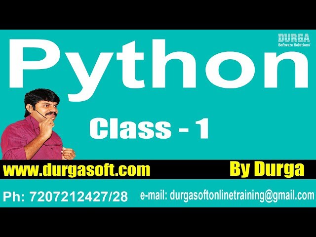 Learn Python Programming Tutorial Online Training by Durga Sir On 26-01-2018